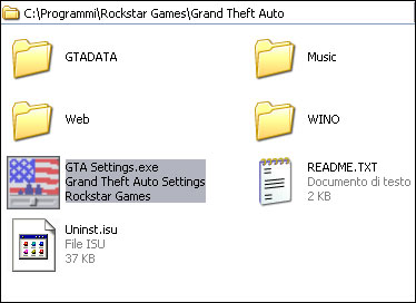 GTA 1 Installazione