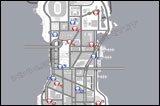 Mappa Violenze Rampages Staunton GTA 3