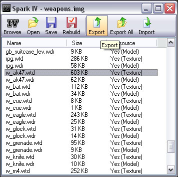 Importazione files