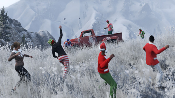 Palline di neve su GTA Online