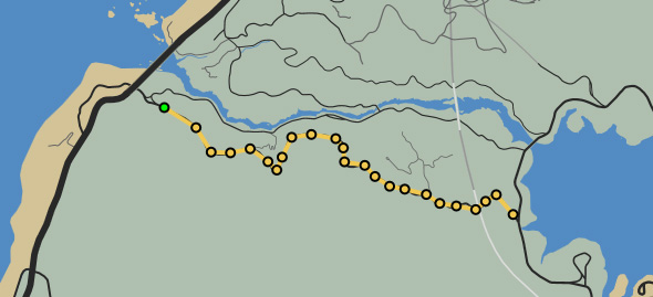 Mappa Rupi del canyon