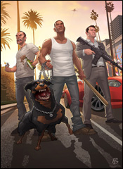 GTA 5 Fanart Patrick Brown