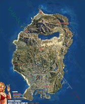 Mappa satellitare eventi casuali GTA 5