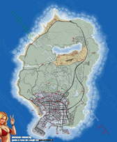Mappa stradale mosaici Monkey GTA 5