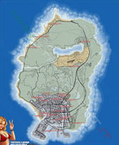 Mappa stradale proprietà GTA 5