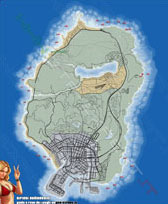 Mappa stradale rifiuti radioattivi GTA 5