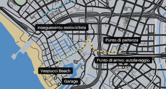 Mappa missione Recupero veicoli