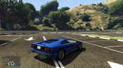 Vista posteriore della Pegassi Infernus Classic in GTA V