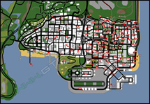 Mappa graffiti San Andreas