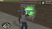 CJ tagga il terzo graffito di San Andreas