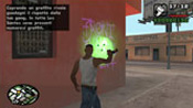 CJ copre un altro graffito di San Andreas