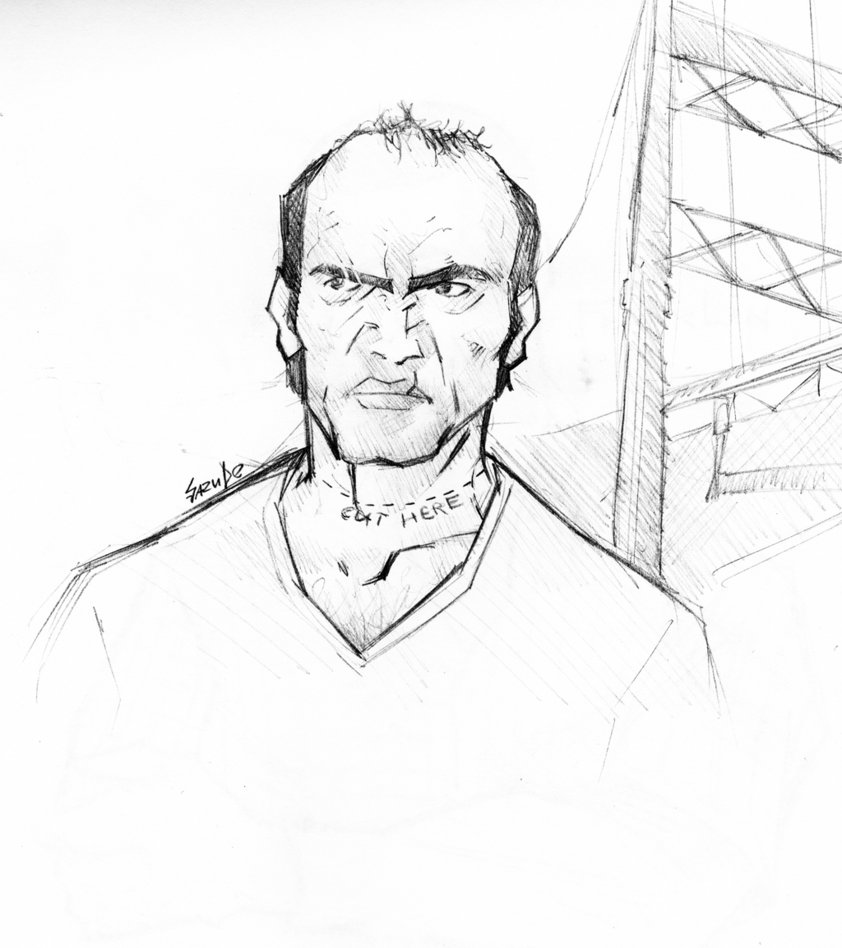 Gta 5 Coloring Trevor gta colouring pages