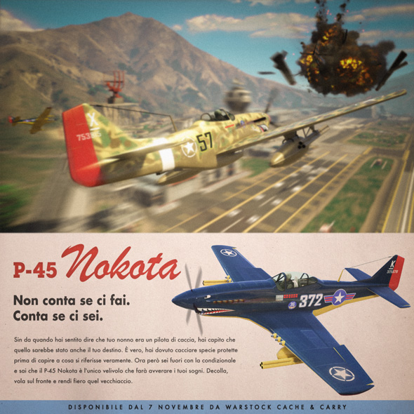 Il P-45 Nokota su GTA Online