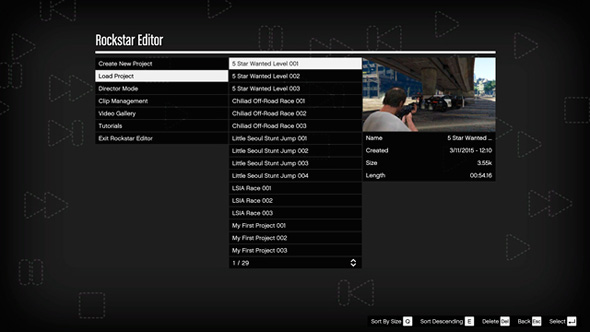 Rockstar Editor di GTA V per PC