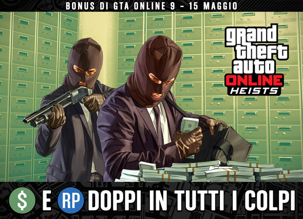 GTA Online: GTA$ e RP doppi nei Colpi