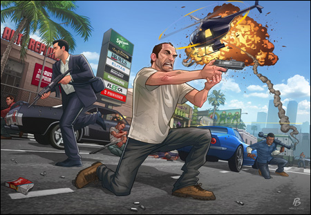 GTA 5 Fanart Patrick Brown