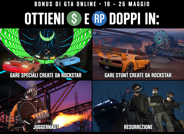 GTA Online nuovi sconti e bonus