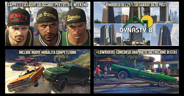 Weekend evento Lowrider su GTA Online