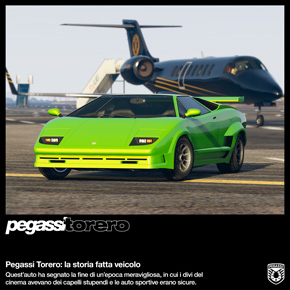 La nuova Pegassi Torero su GTA Online