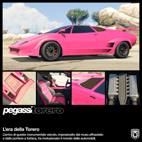 La nuova Pegassi Torero su GTA Online