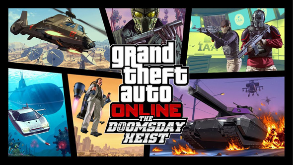 Artwork ufficiale di GTA Online: Il colpo dell'apocalisse