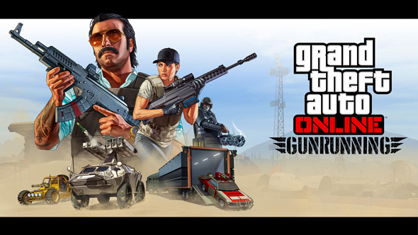 Artwork del DLC Gunrunning di GTA Online