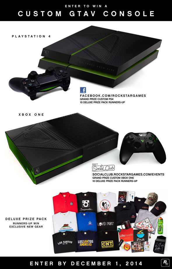 GTA 5 PS4 e Xbox One Custom