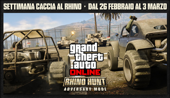 Settimana Caccia al Rhino su GTA Online