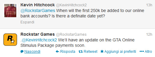 GTA 5 Tweet