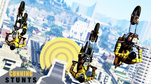 Nota nel contest Stunts su Snapmatic